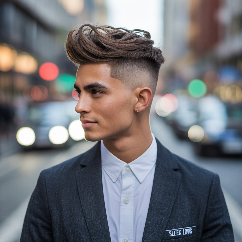 flow haircut ideas with short sides