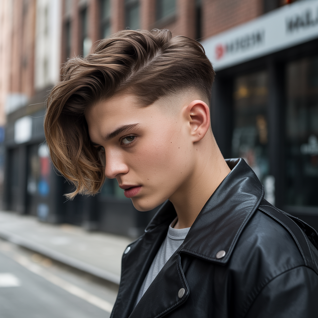 flow haircut ideas with short sides
