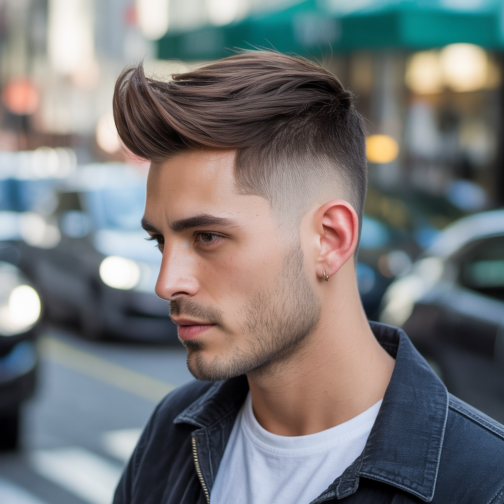 flow haircut ideas with short sides