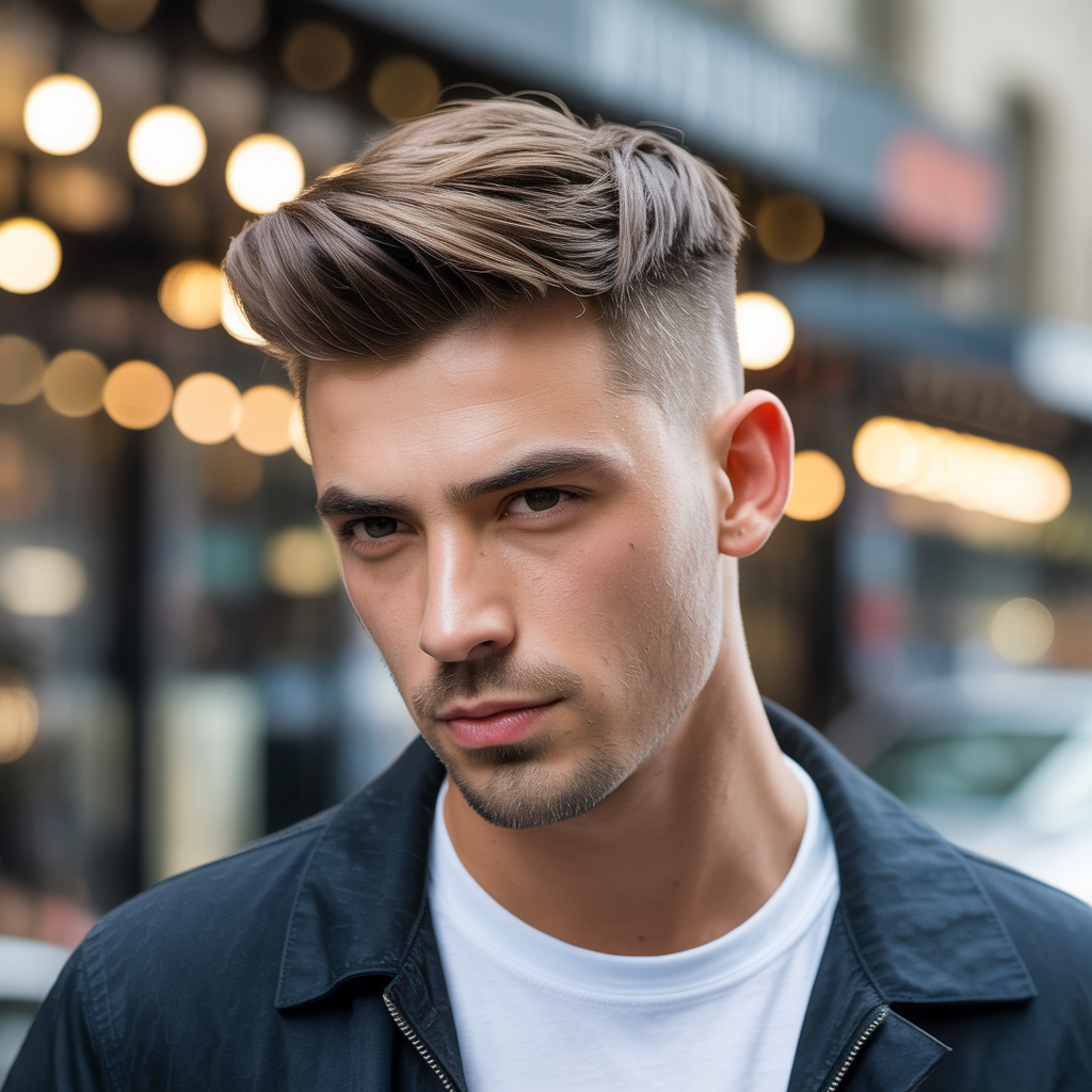 flow haircut ideas with short sides