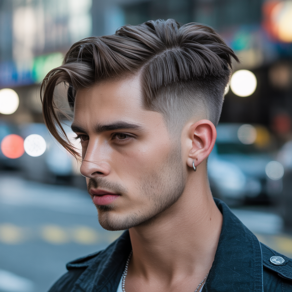 flow haircut ideas with short sides