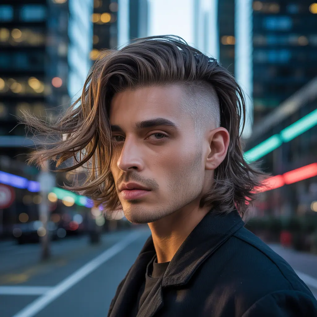 flow haircut ideas with short sides