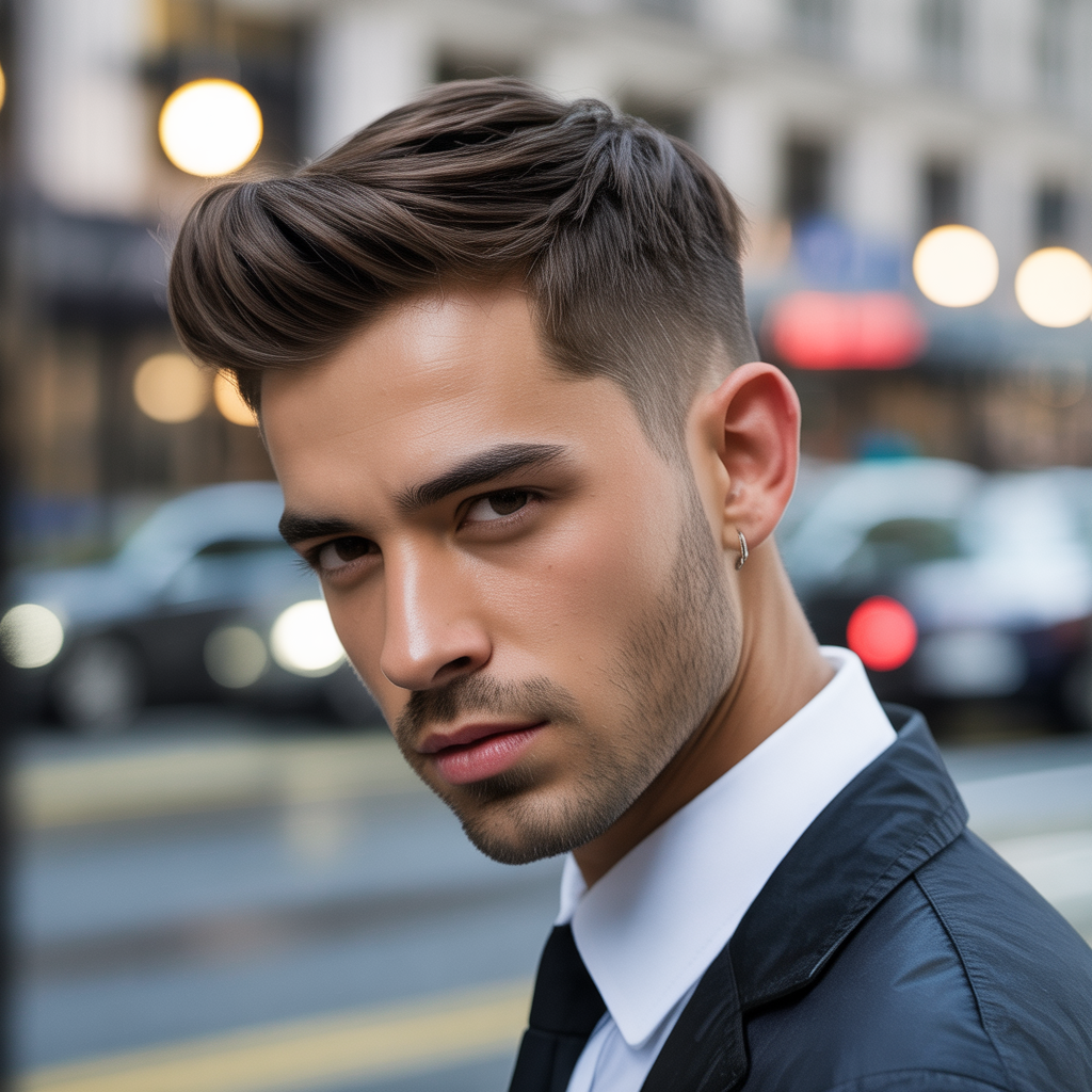 flow haircut ideas with short sides