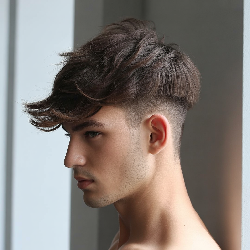 flow haircut ideas with short sides