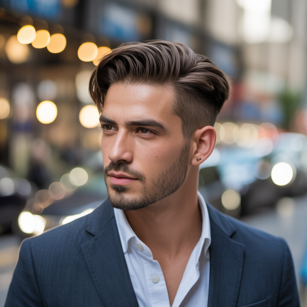 flow haircut with side part ideas