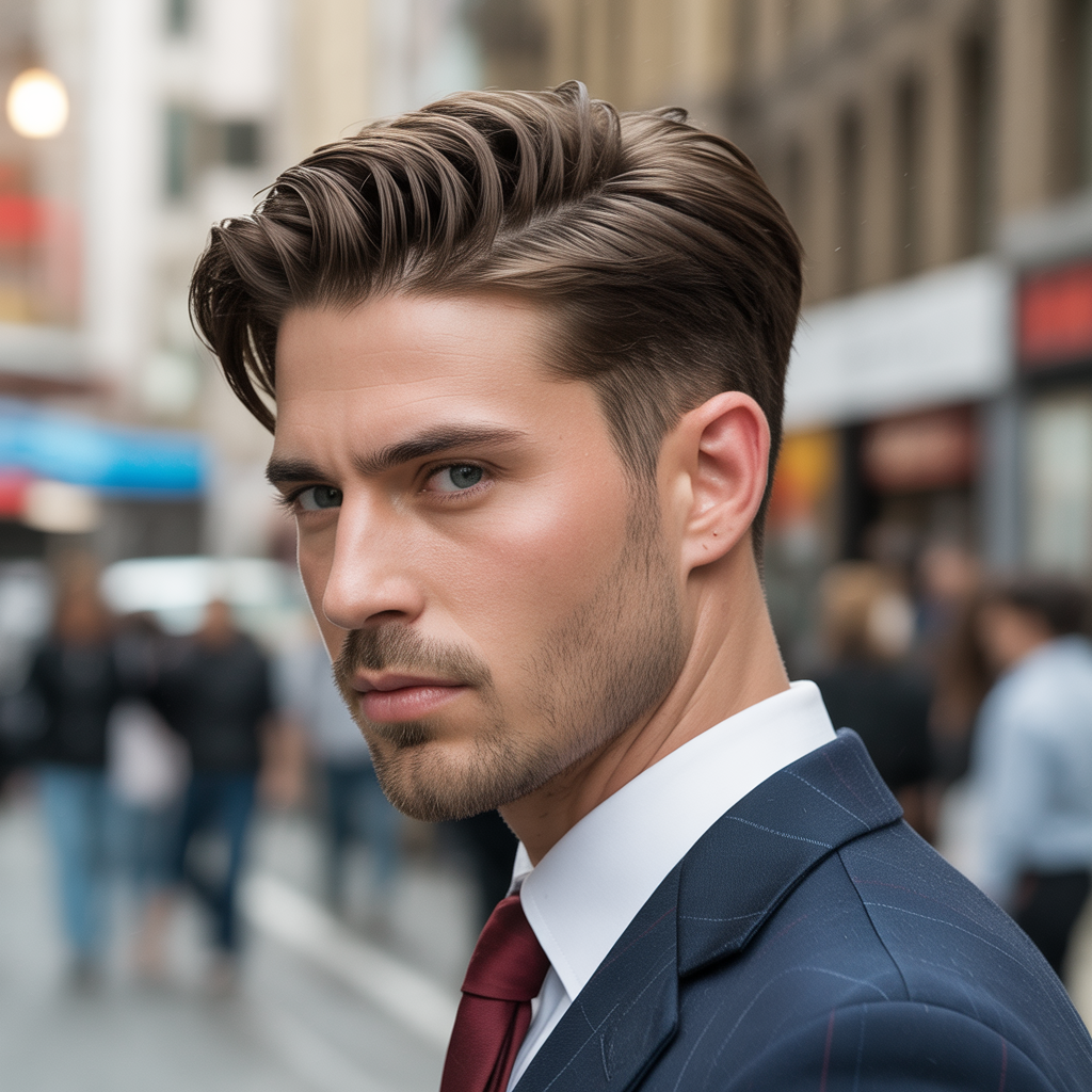 flow haircut with side part ideas