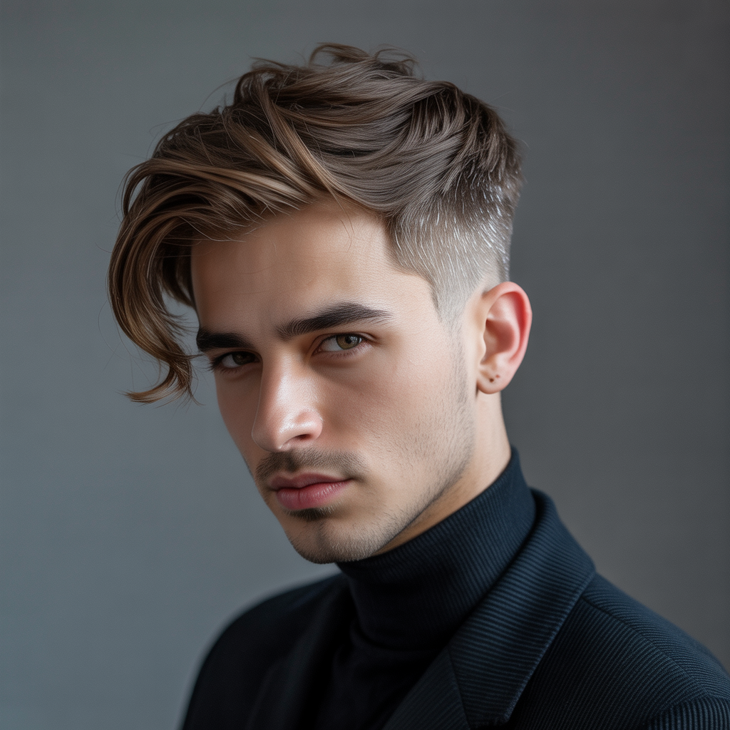 flow haircut with side part ideas