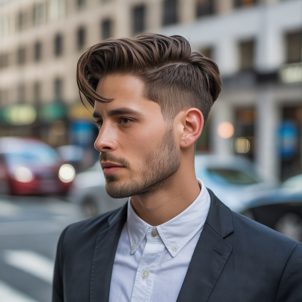flow haircut with side part ideas