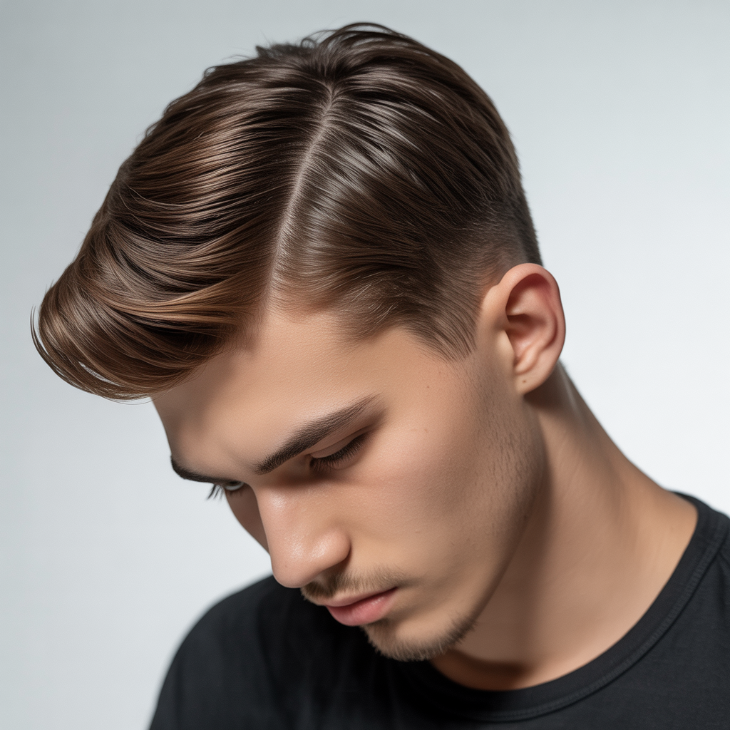 flow haircut with side part ideas