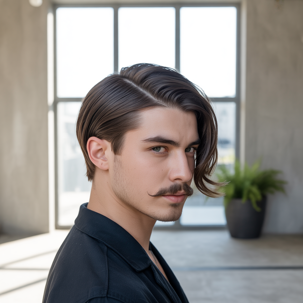 flow haircut with side part ideas