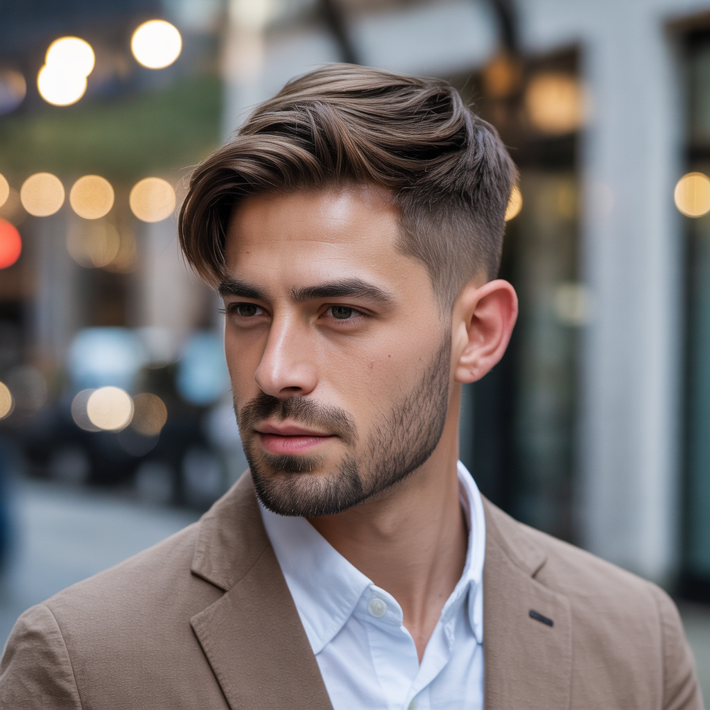 flow haircut with side part ideas