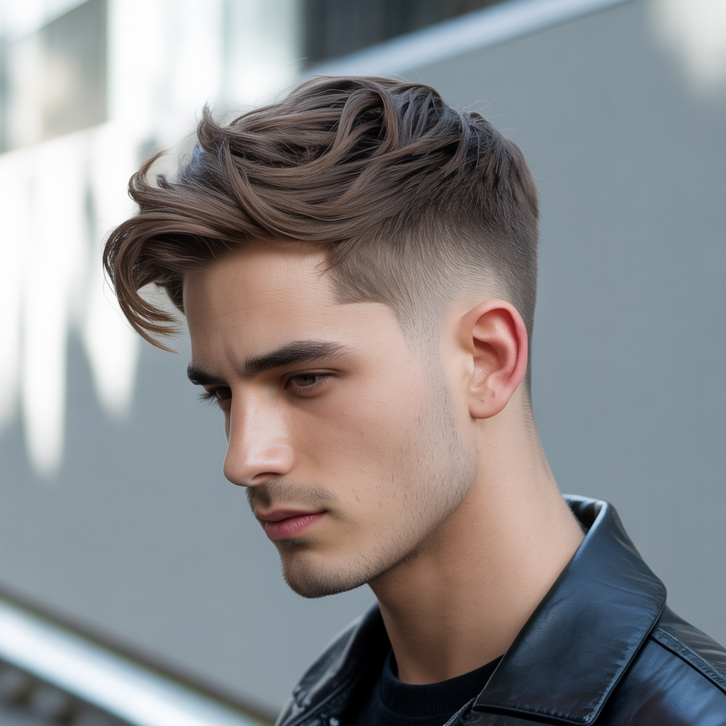 flow haircut with side part ideas