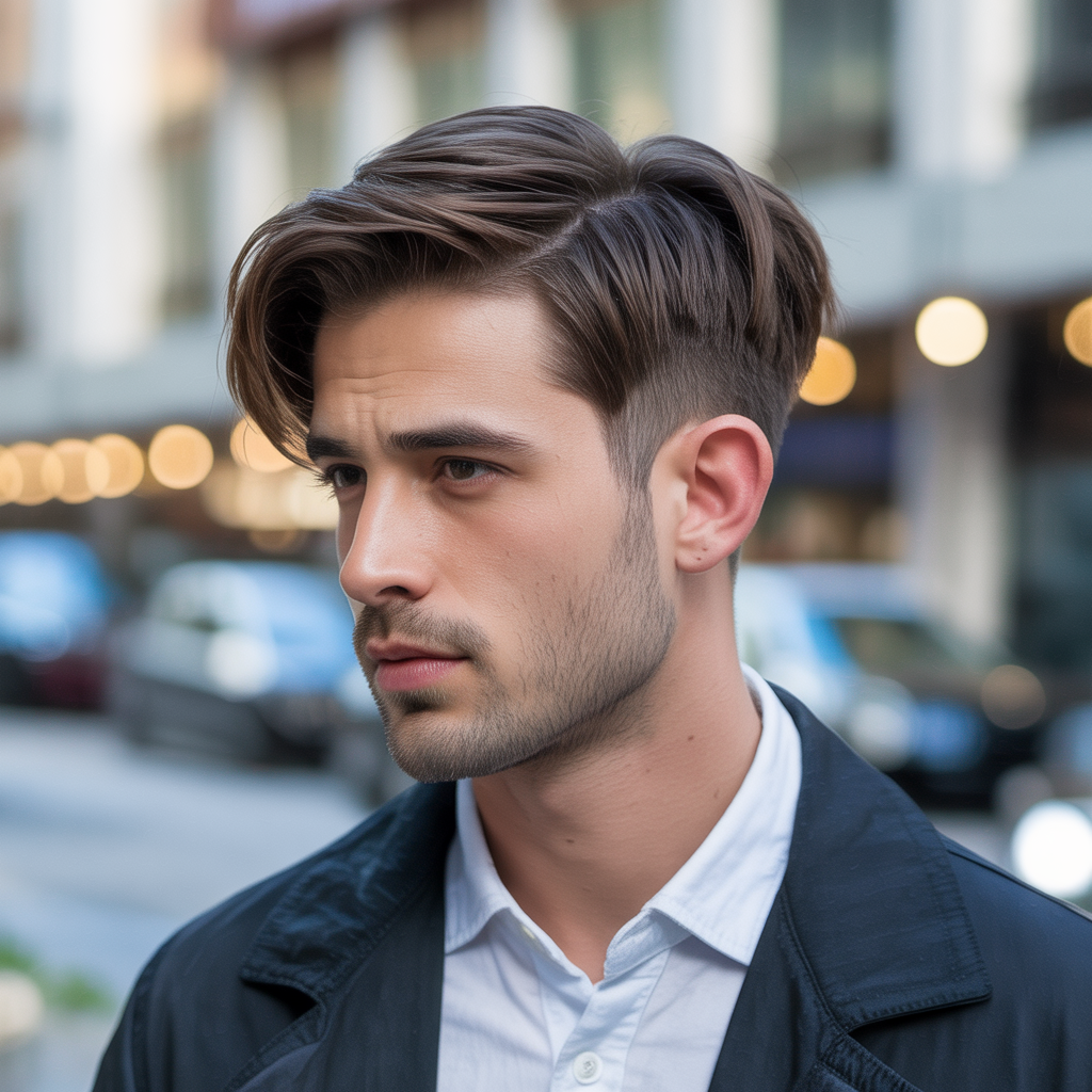 flow haircut with side part ideas