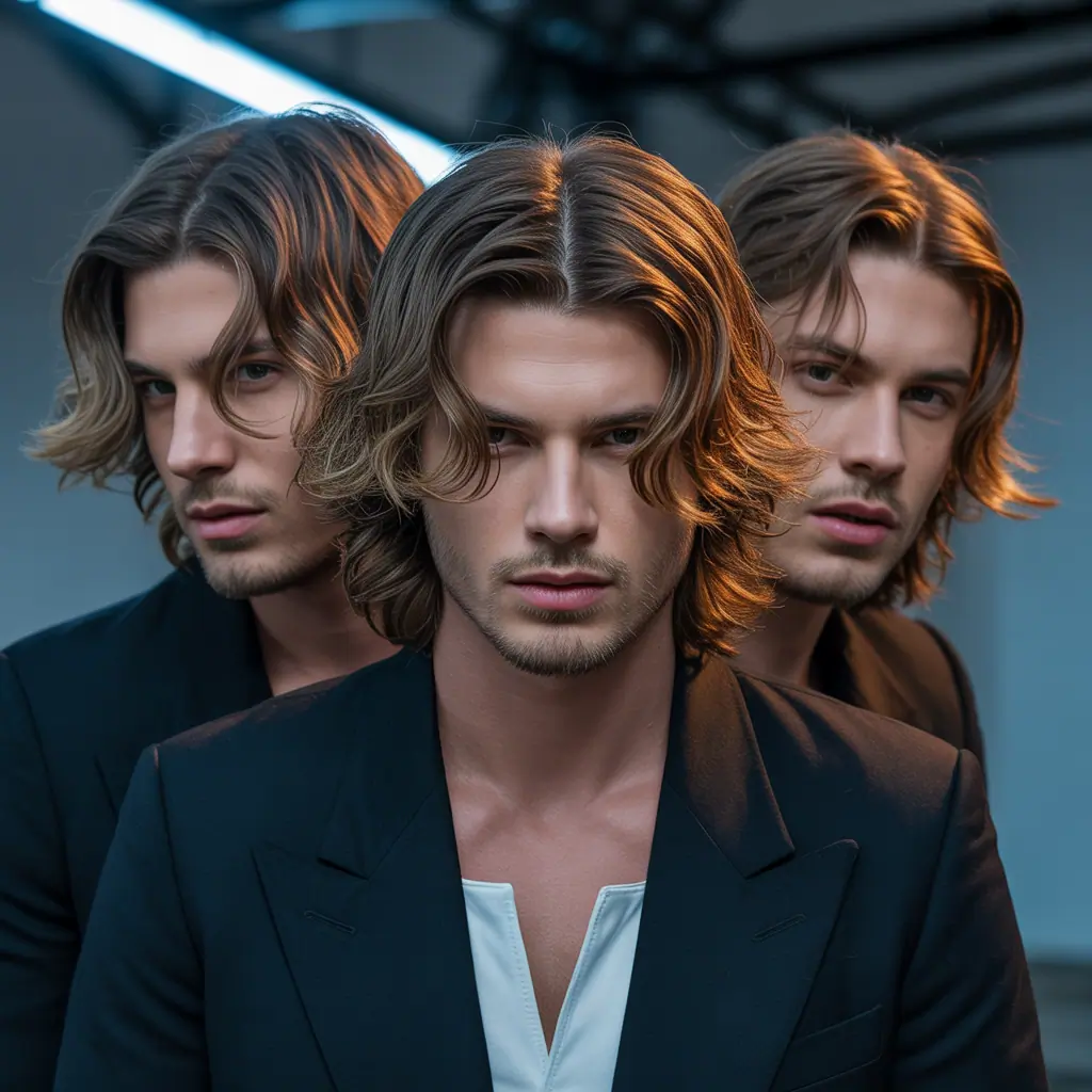flow haircut with side part ideas