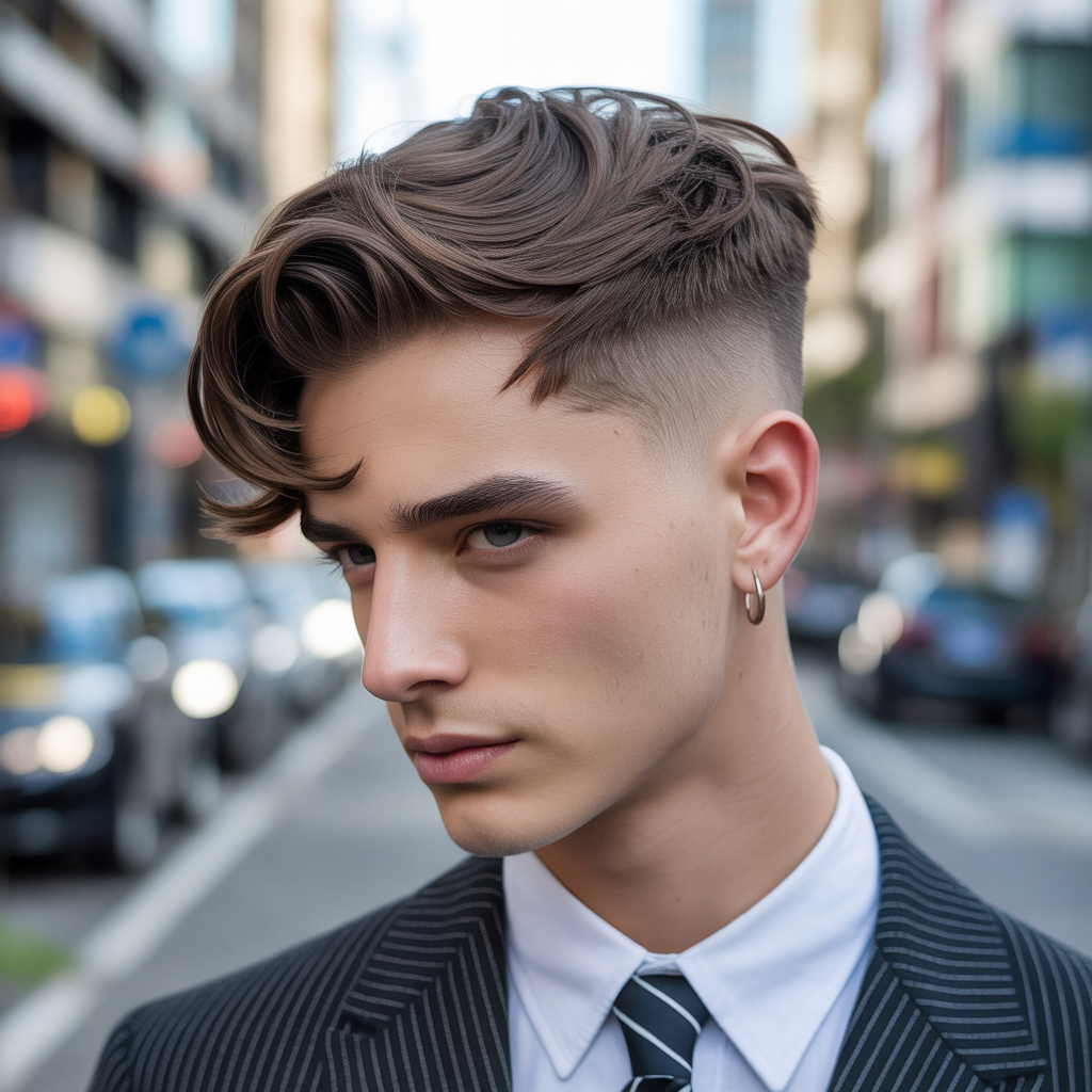 flow haircut with taper ideas
