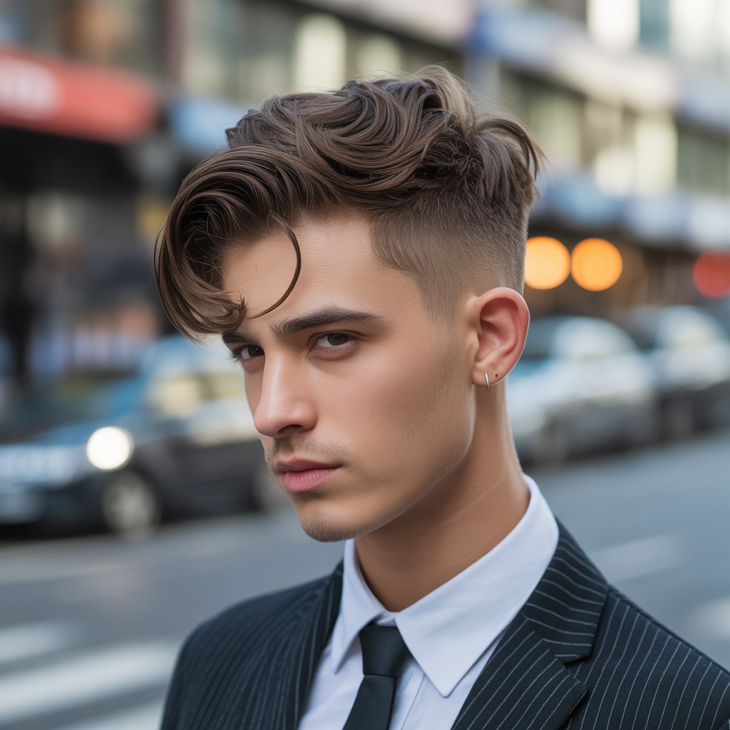 flow haircut with taper ideas