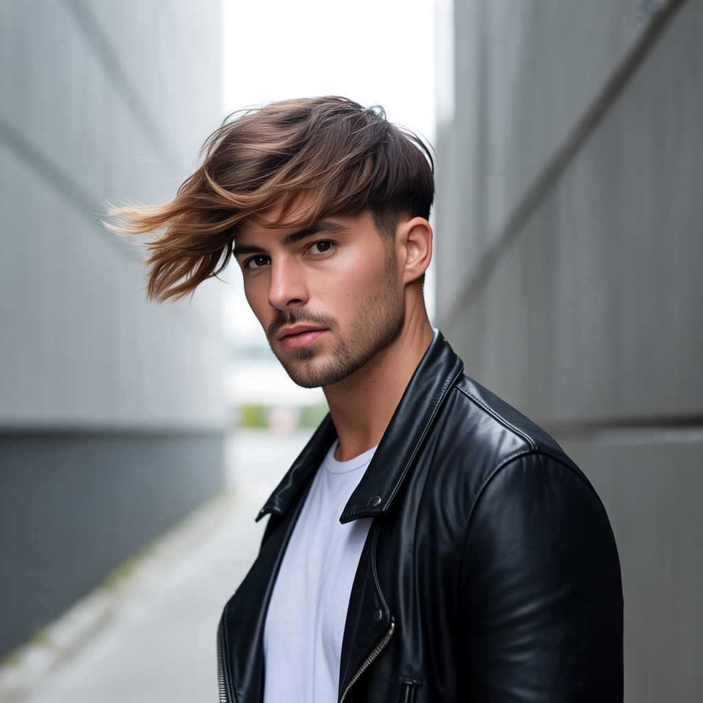 flow haircuts with bangs