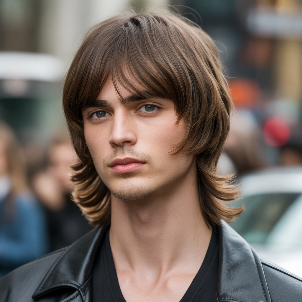 flow haircuts with bangs