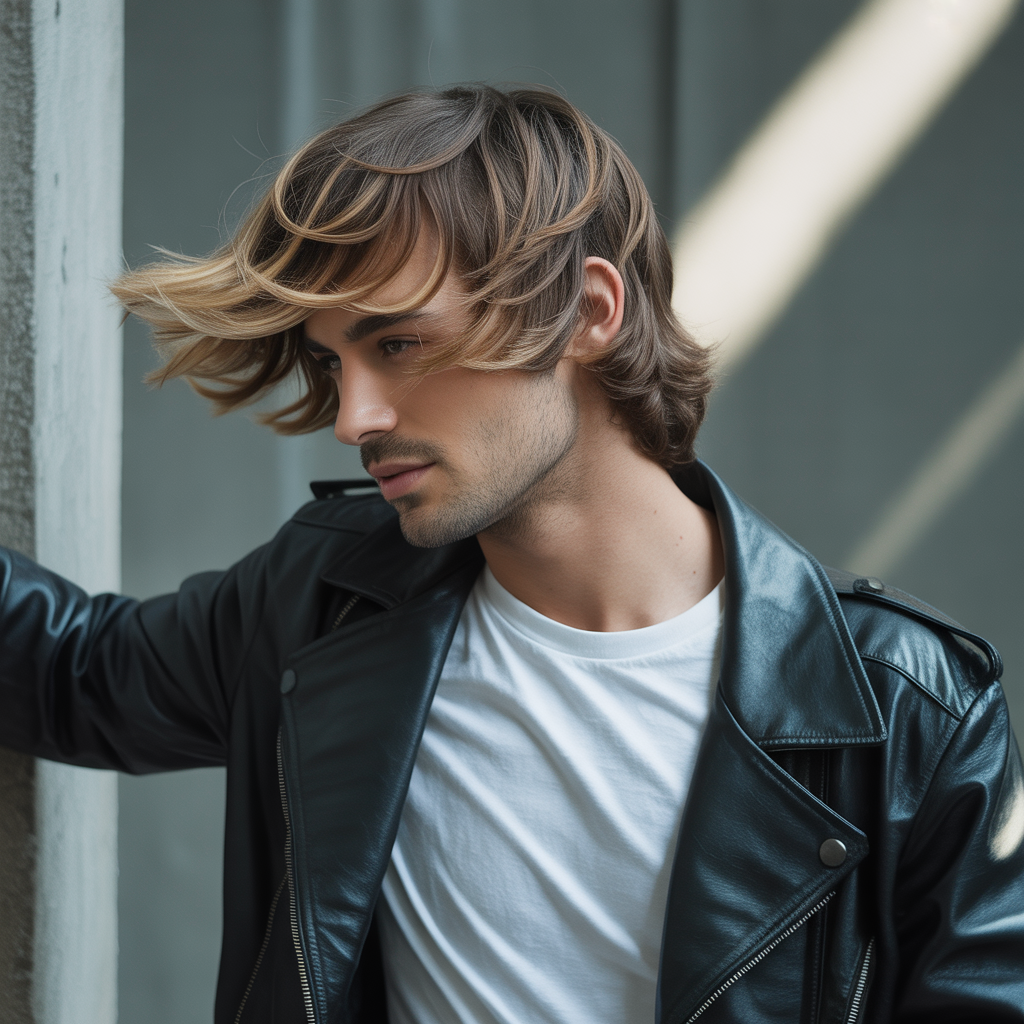 flow haircuts with bangs