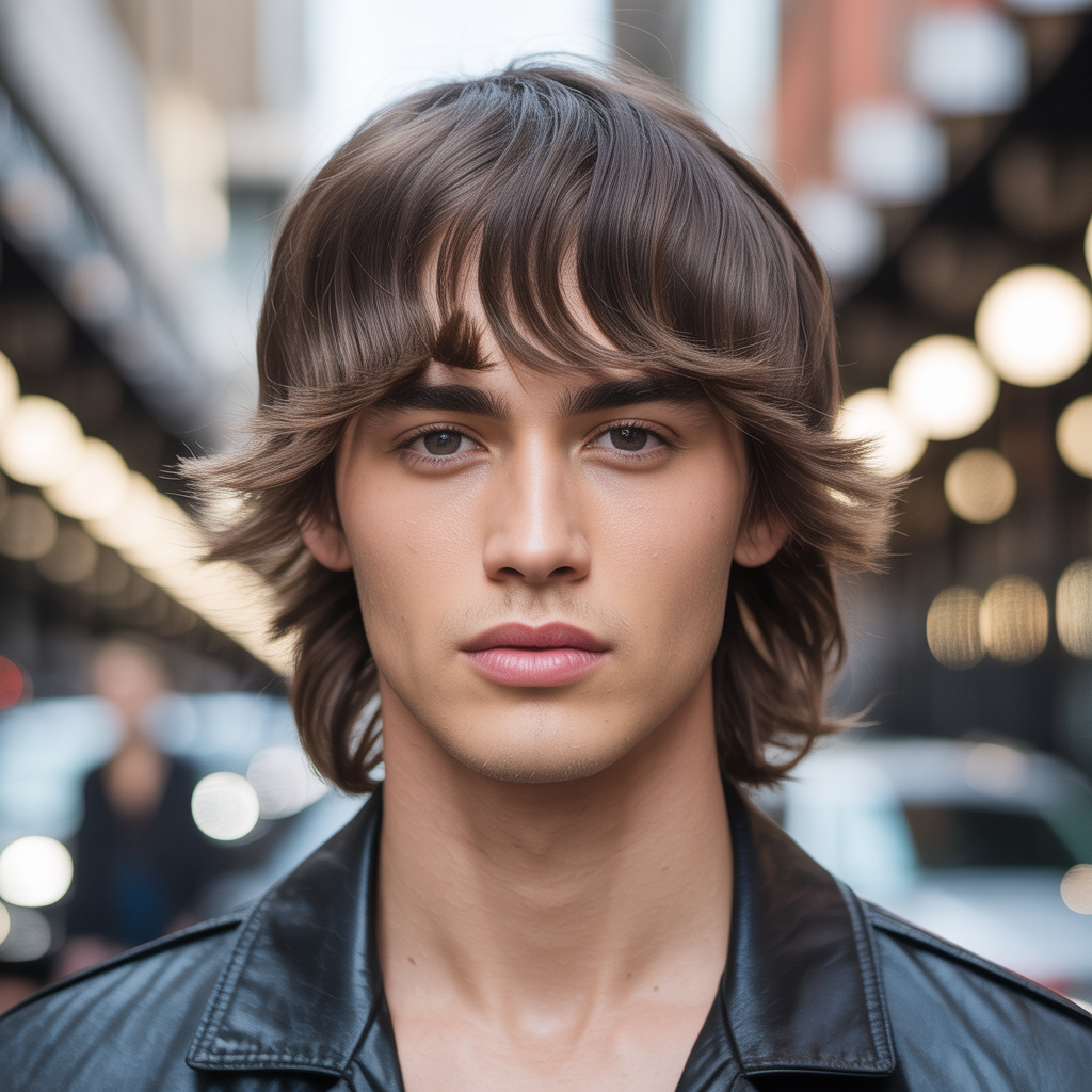 flow haircuts with bangs