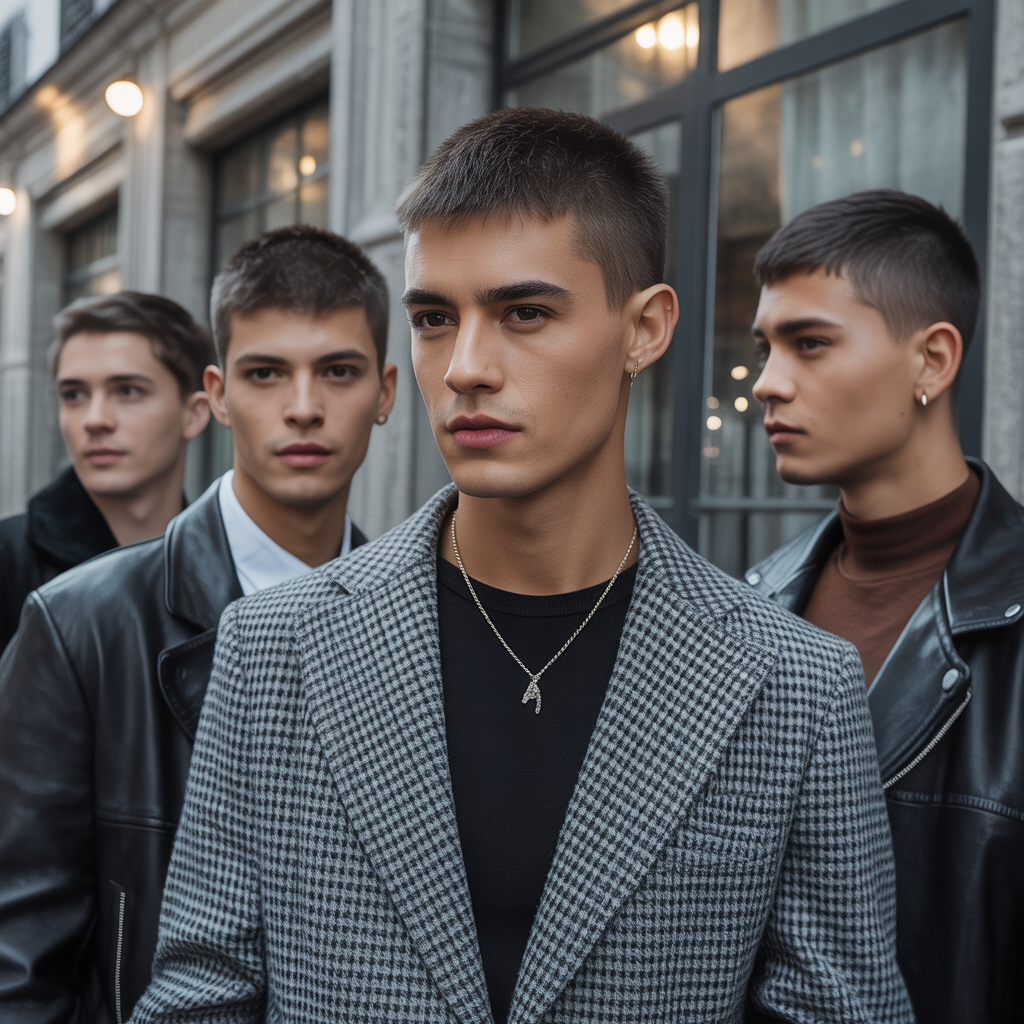 french crop men