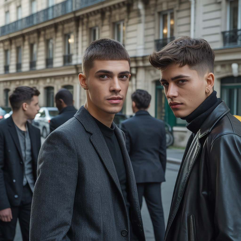 french crop men