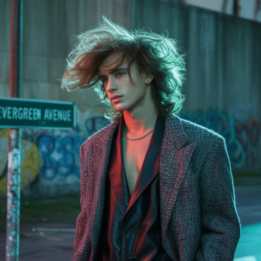 frizzy hair men