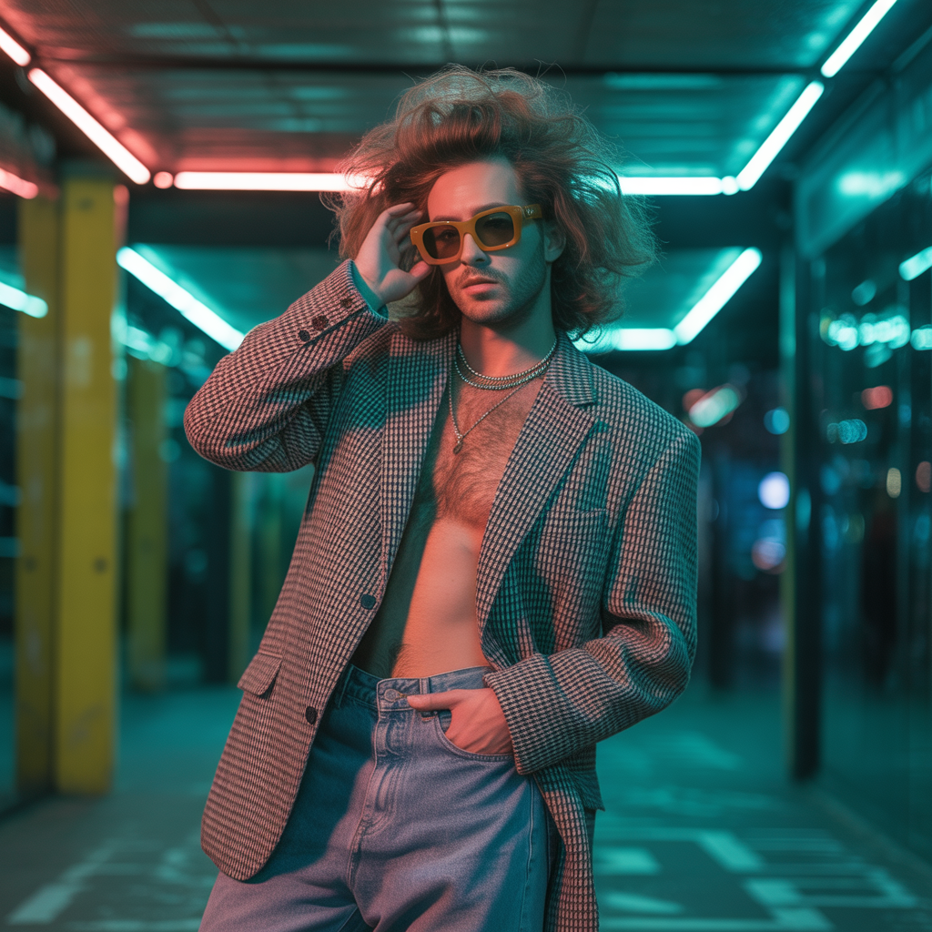 frizzy hair men