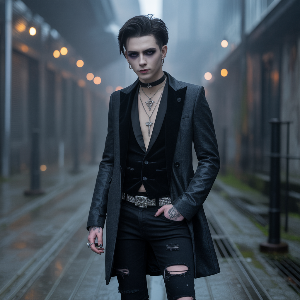 goth mens style