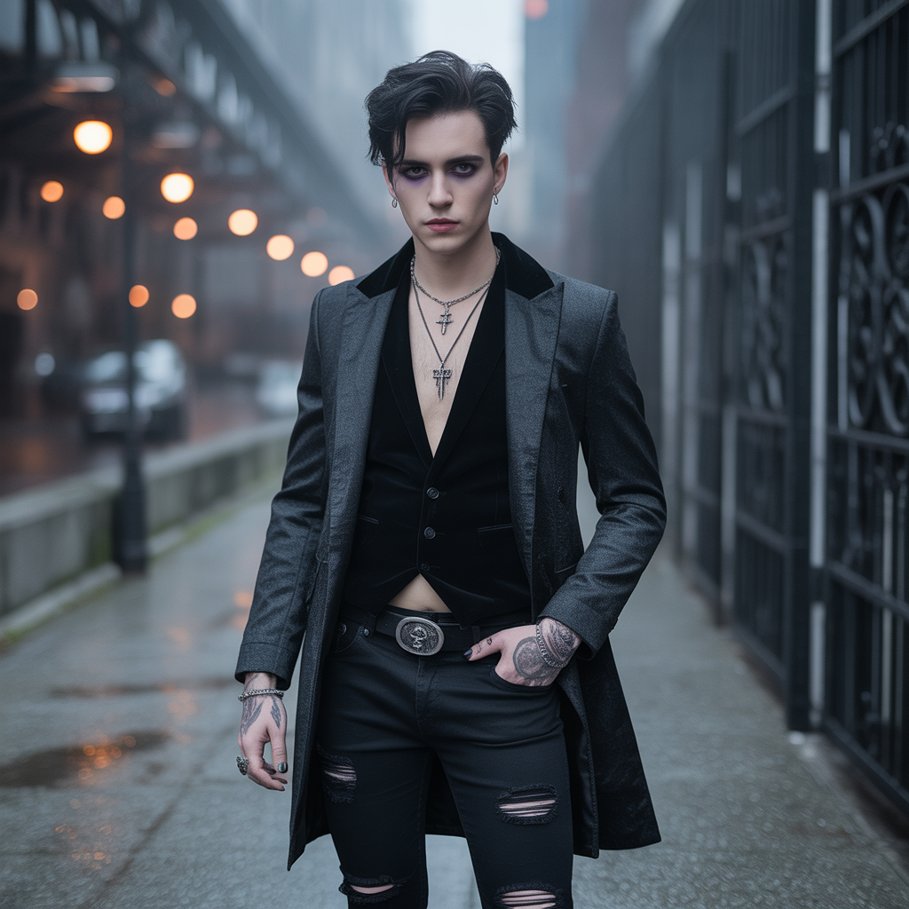 goth mens style