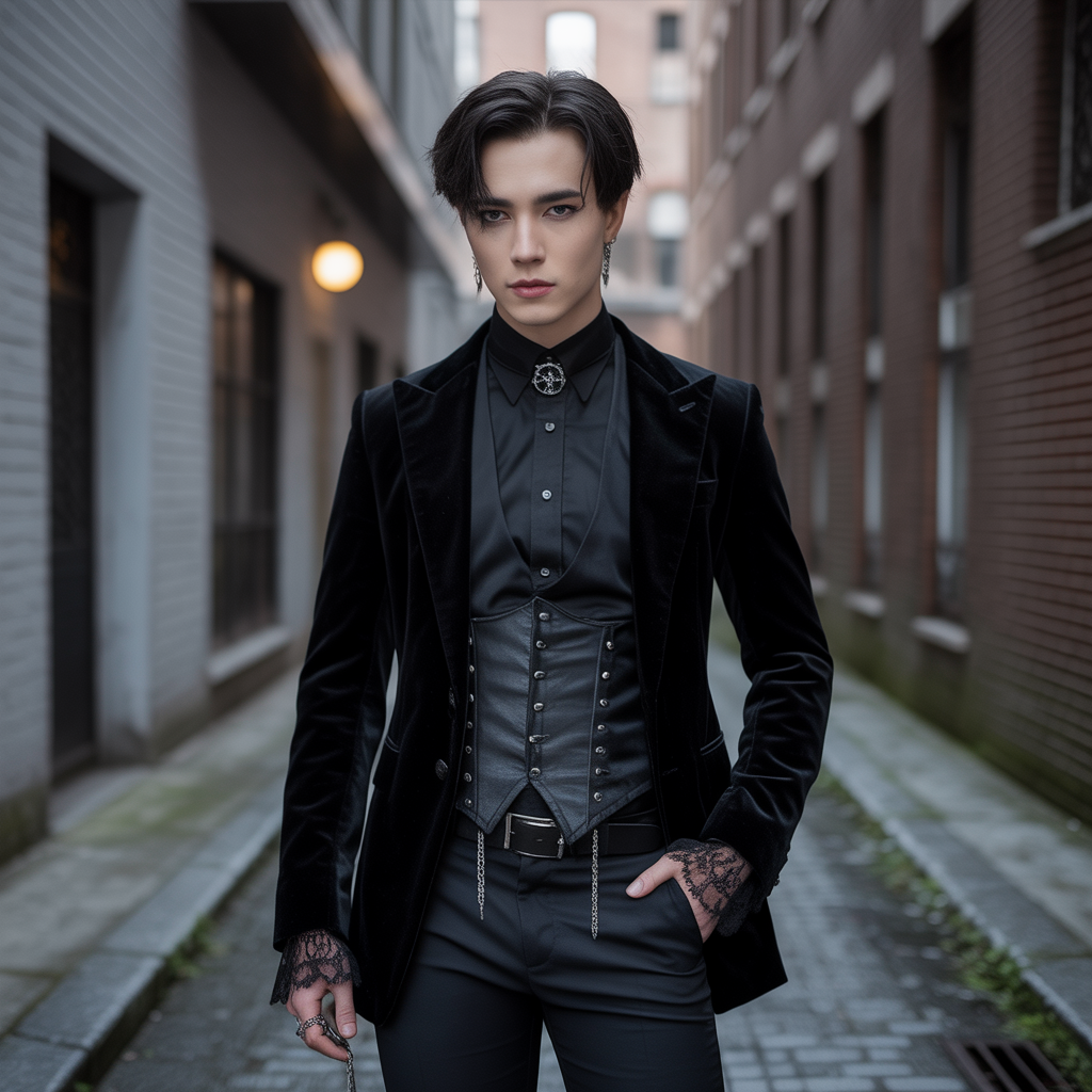 goth mens style