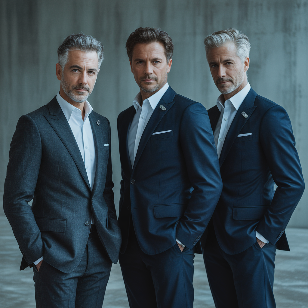 gray hair men