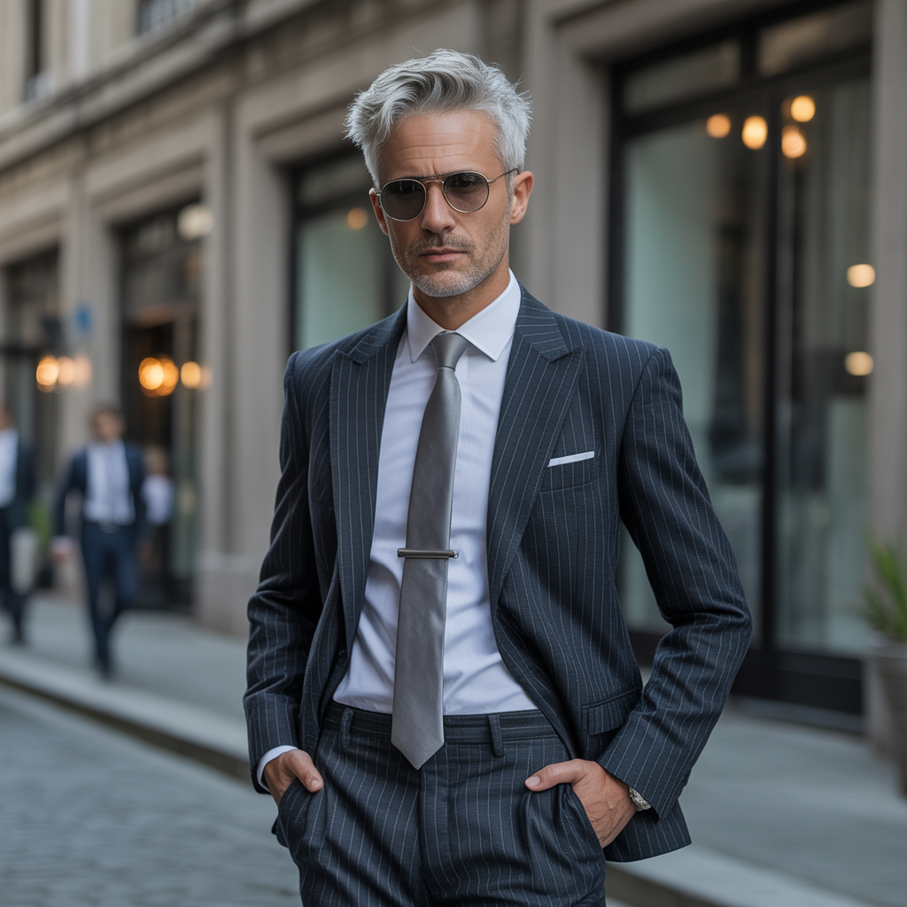 gray hair men