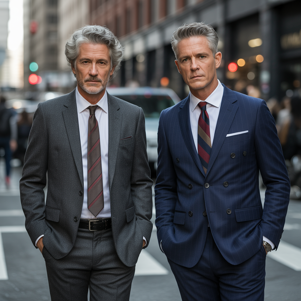 gray hair men