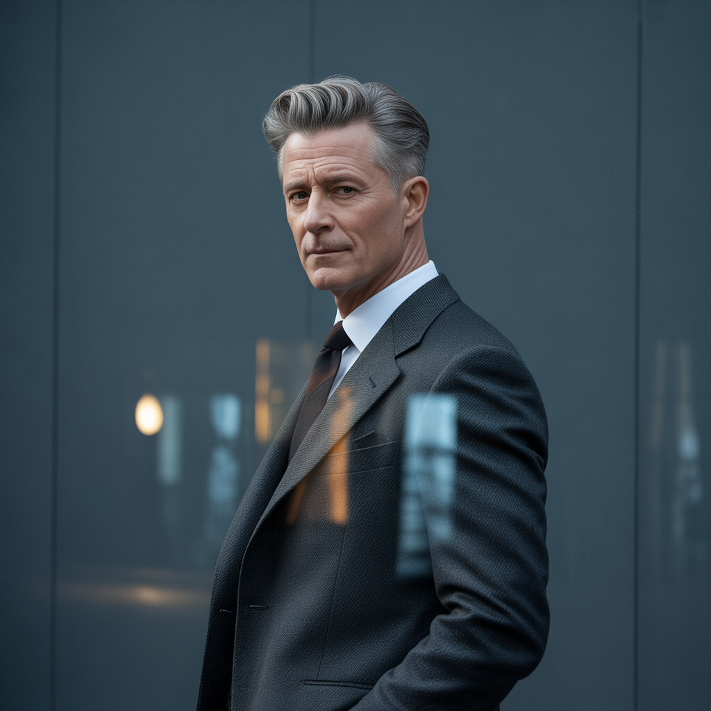 gray hairstyles men