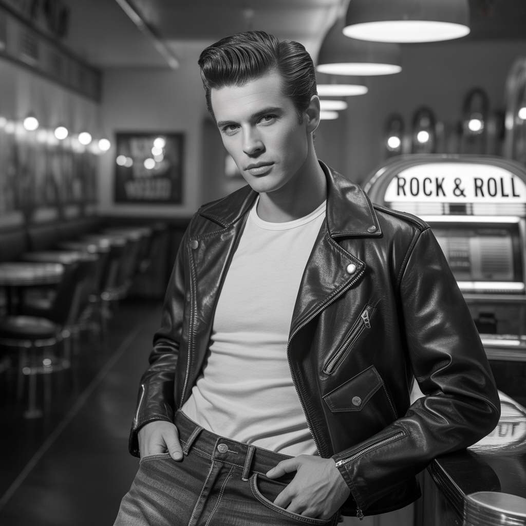 greaser hair men