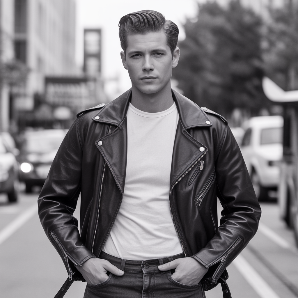greaser hair men