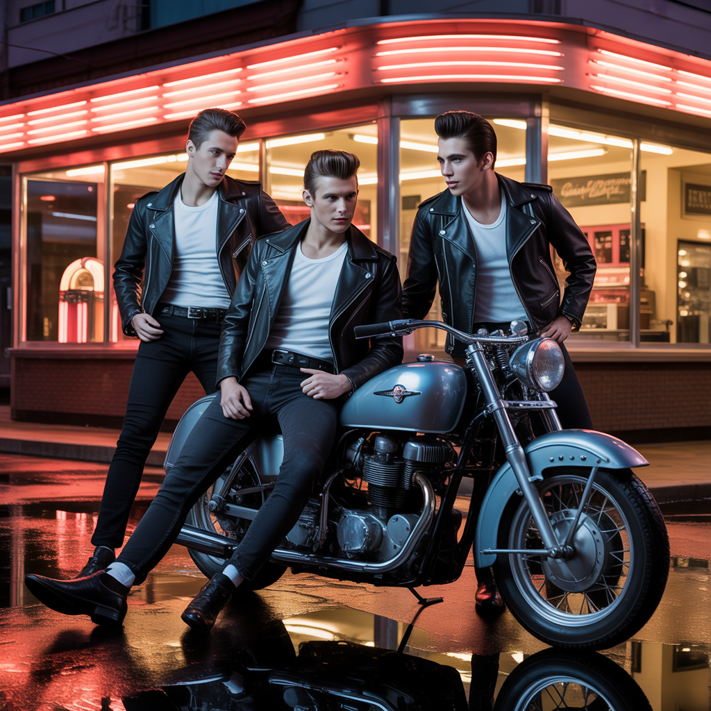 greaser hair men