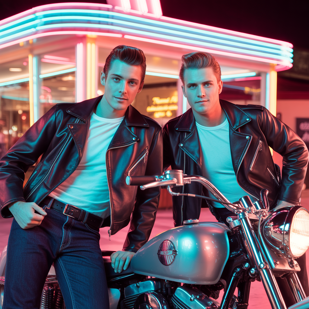 greaser hair men