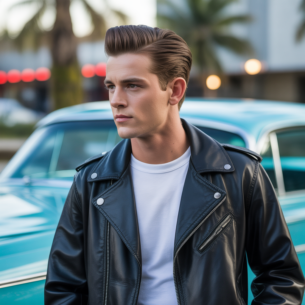 greaser hair men