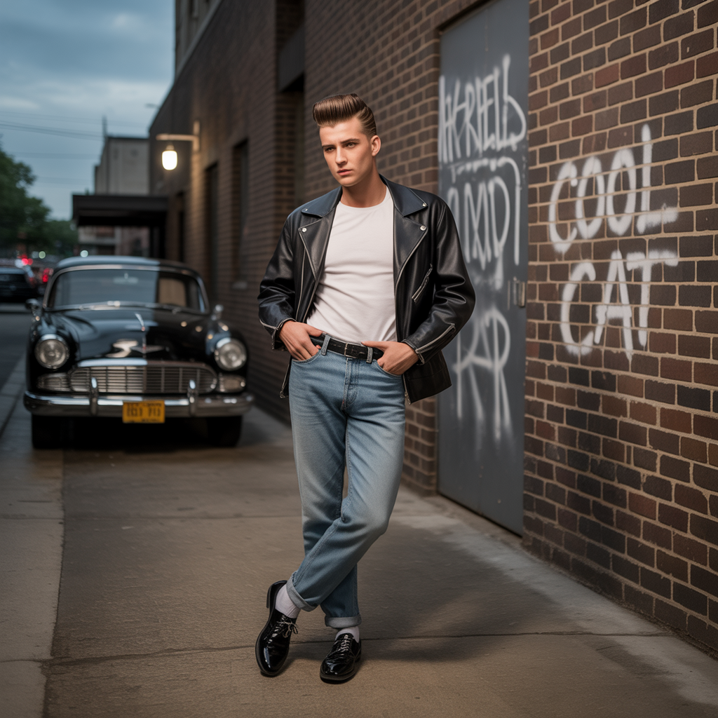 greaser hair men