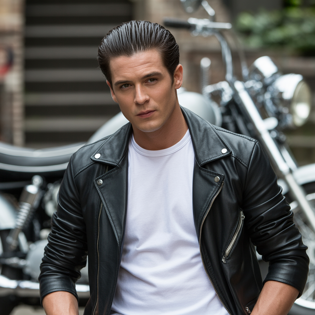 greaser hair men