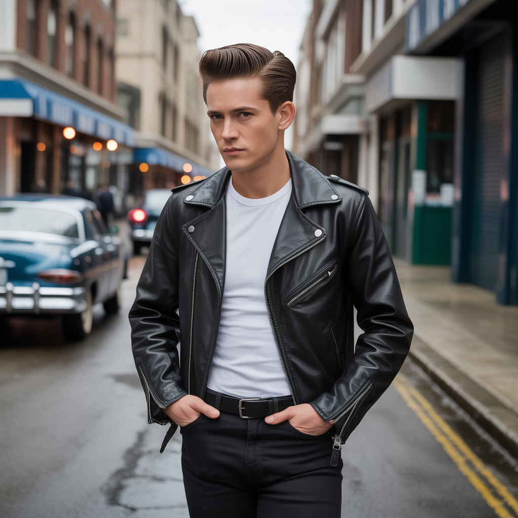 greaser hair men