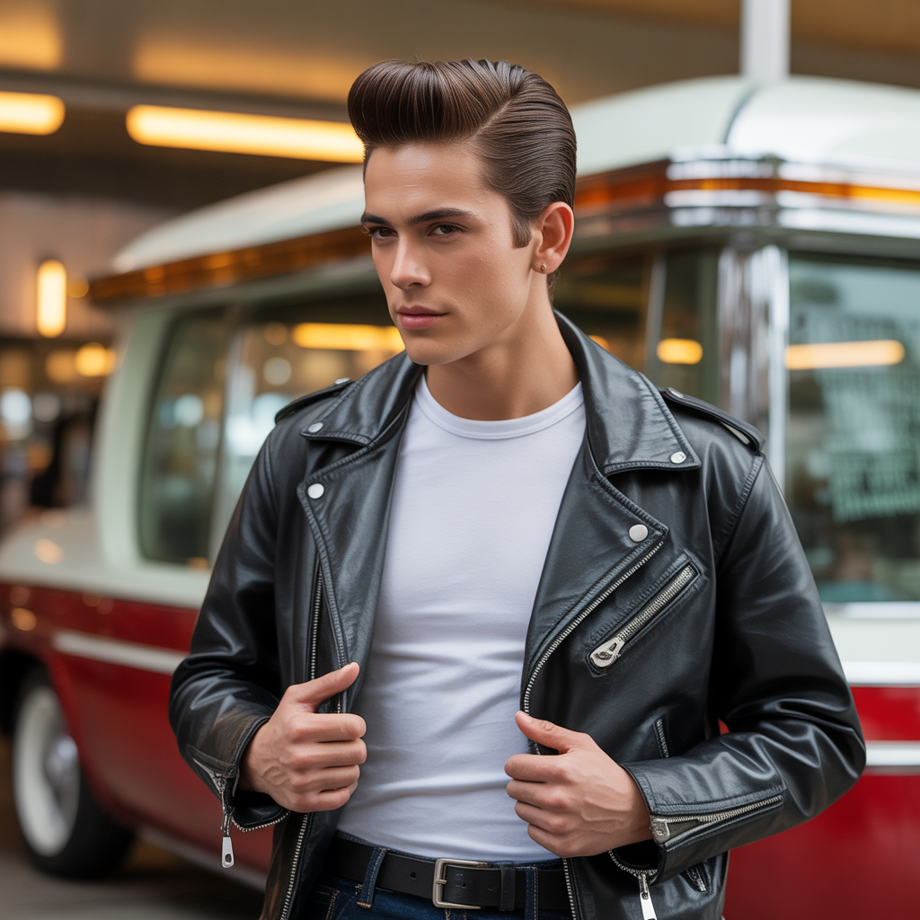 greaser haircut men