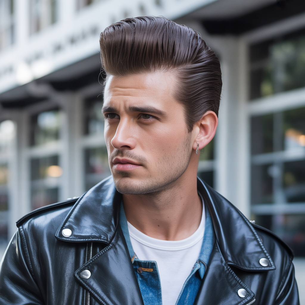 greaser haircut men