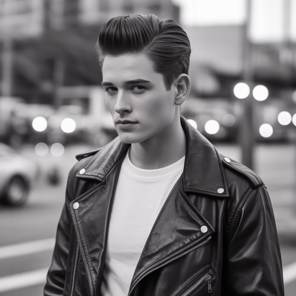 greaser haircut men