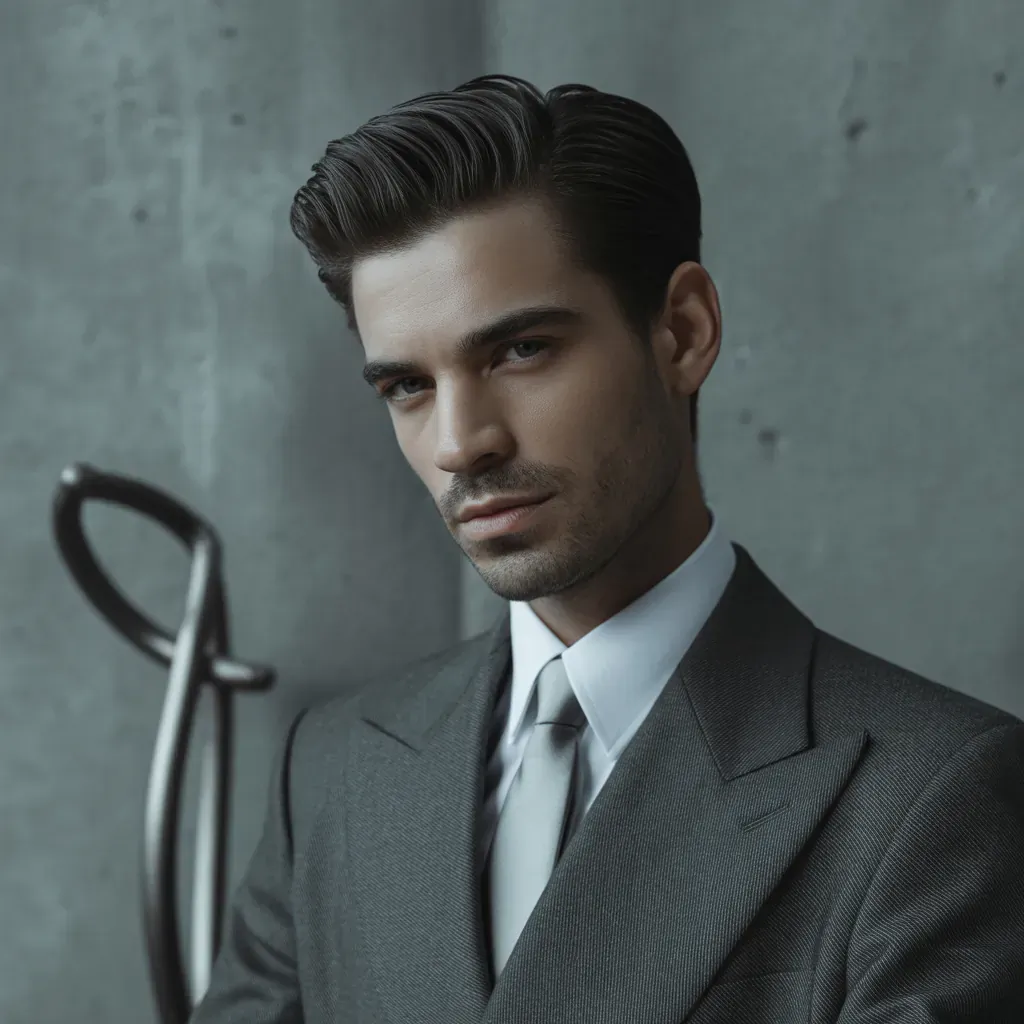 grey blending dark hair