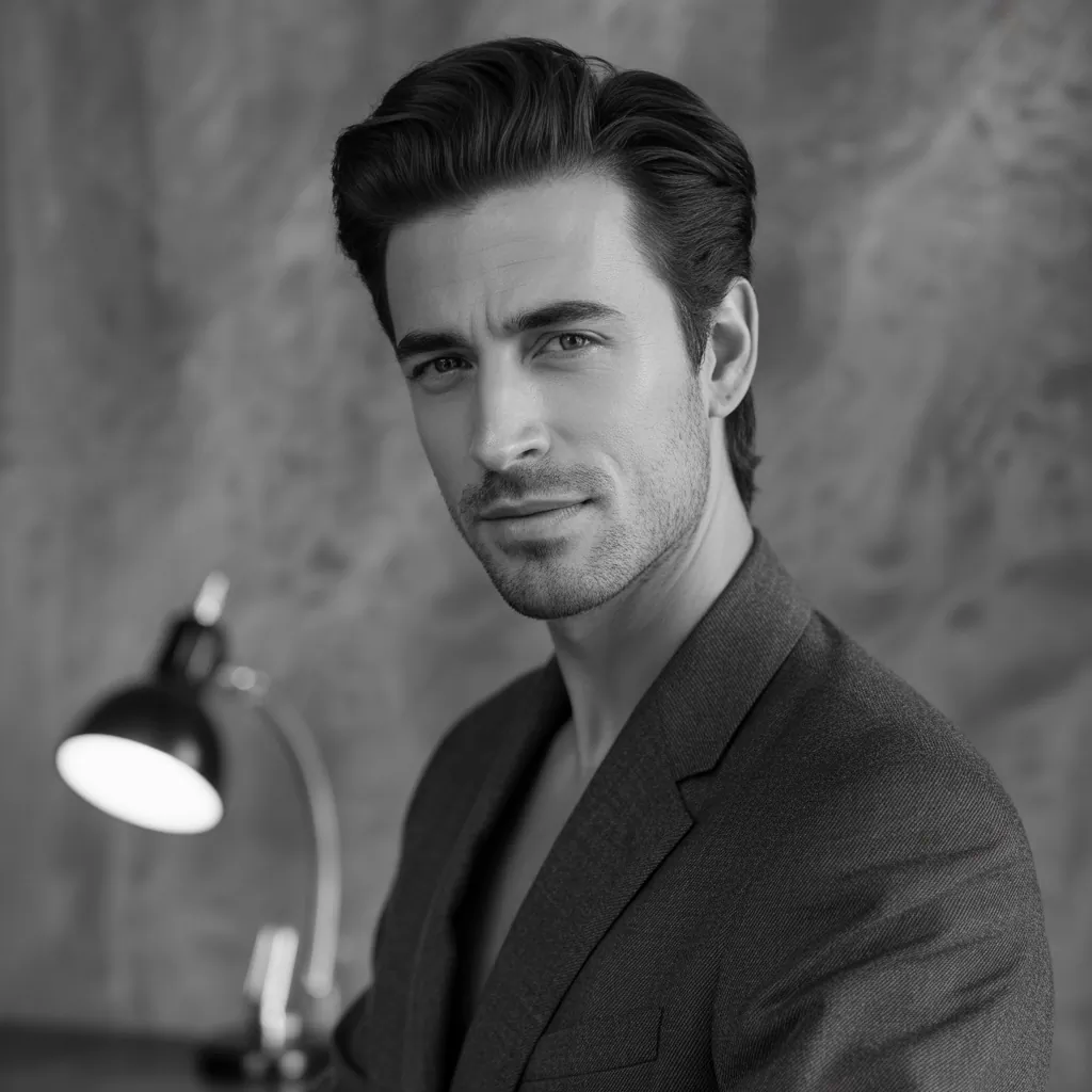 grey blending dark hair