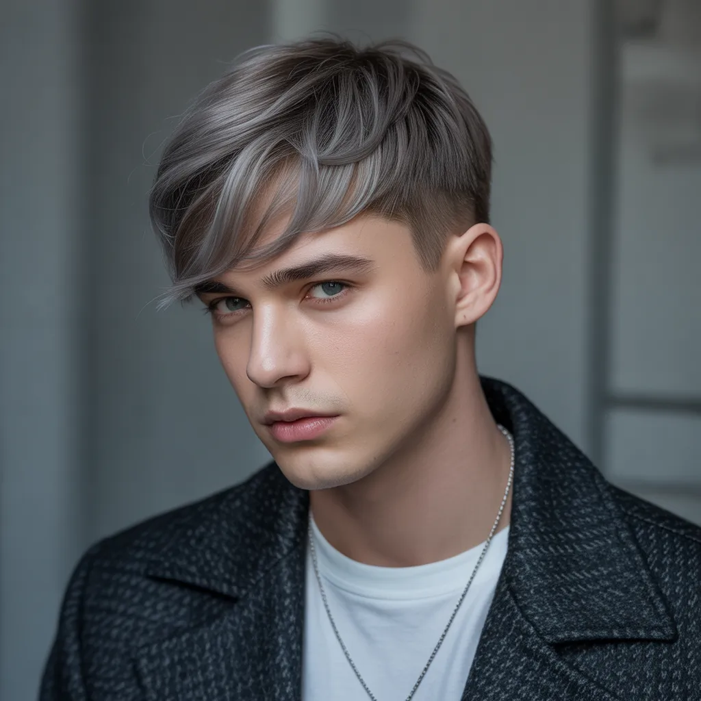 grey blonde hair ashy highlights