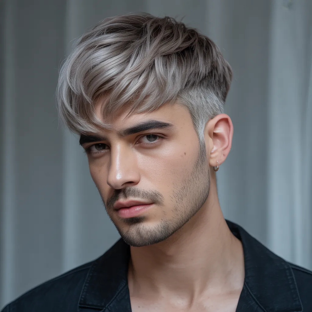 grey blonde hair ashy highlights